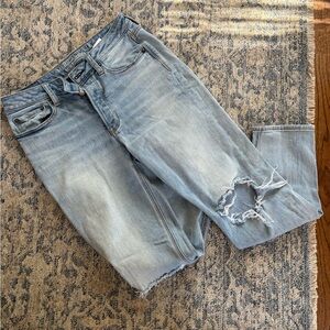 Light Blue Distressed Jeans